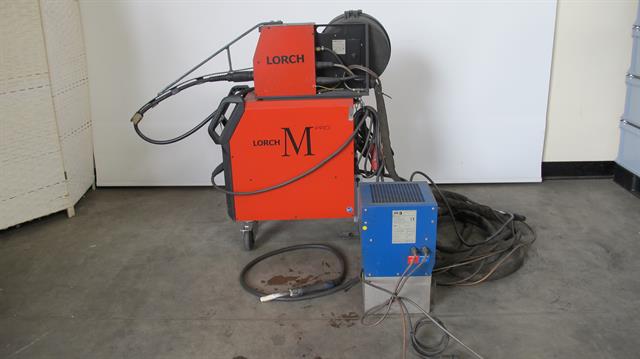 lasapparaat Lorch M300 pro  met draadaanvoer unit en waterkoeling unit
