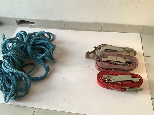 Diversen touw en sjorbanden