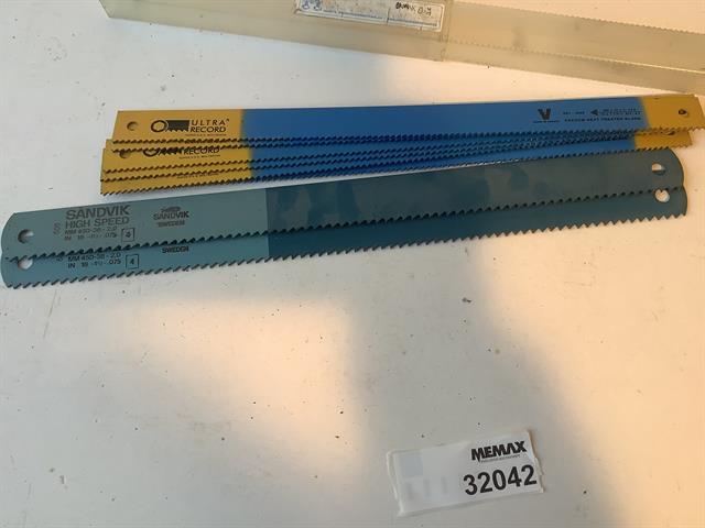 Diversen zaagbladen voor een beugelzaag / 7 stuks