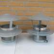 kachelpijpkap Ø150mm 4 stuks NIEUW