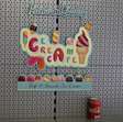 wandbord van metaal Ice Cream Cafe Premium Quality