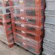 zware kunststof pallets  80x60x16cm 14 stuks / gesloten dek